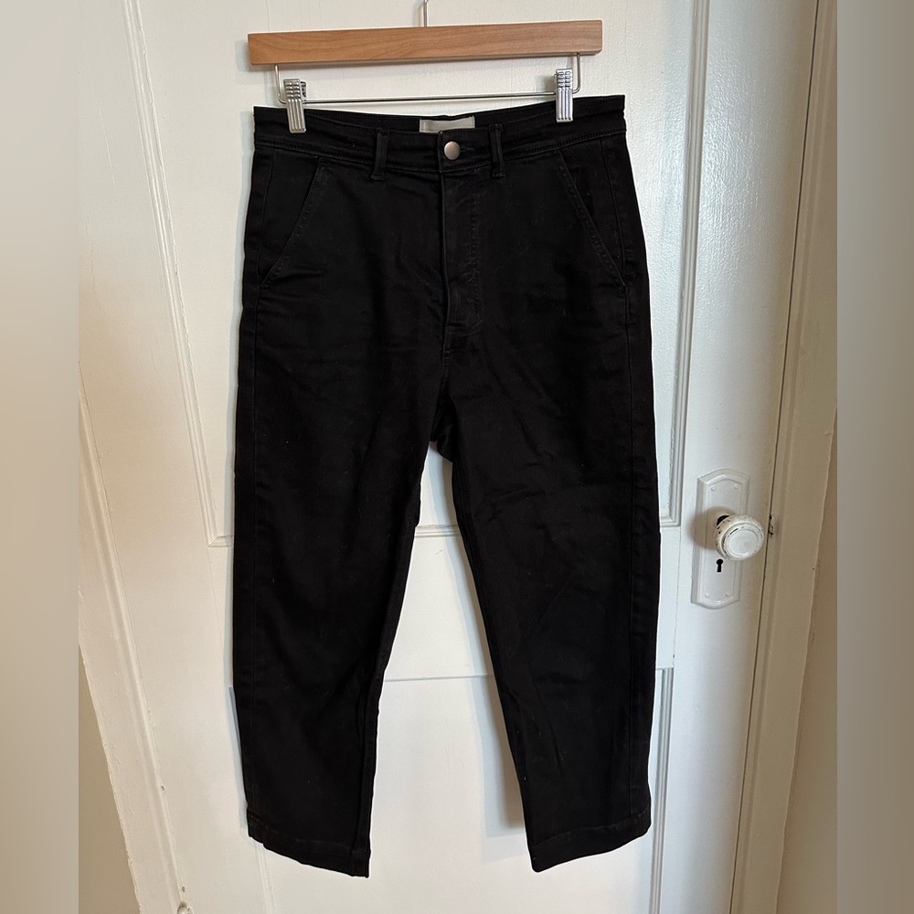 Everlane cropped black jeans size 8